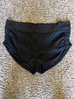 Black Women's Athletic swim Shorts